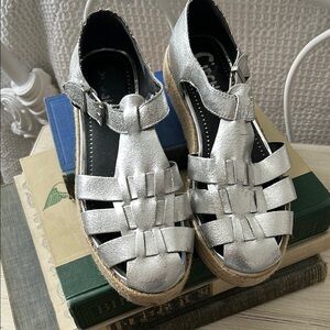 Circus by Sam Edelman Silver Sandals